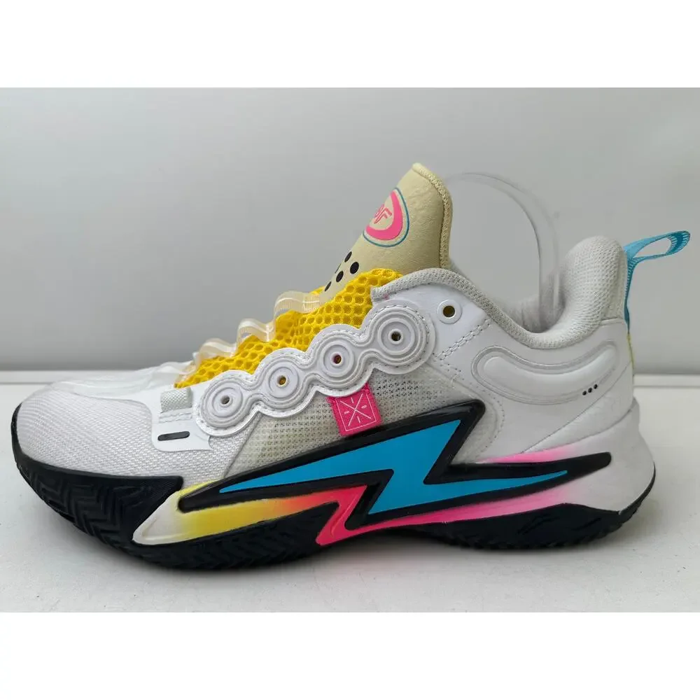 Li-Ning Wade Son of Flash 'Bright Yellow' Basketball Shoes - No Laces Men's Sz 9
